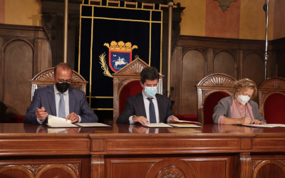 El Consejo Superior de Investigaciones Científicas, el Gobierno de Aragón y el Ayuntamiento de Huesca firman un protocolo general de actuación para poner en valor el legado de Santiago Ramón y Cajal