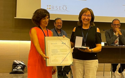Mª Concepción Gimeno Floría, investigadora del CSIC en el ISQCH, recibe la Medalla Rafael Usón del Grupo Especializado en Química Organometálica